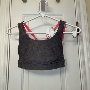 Gray Lululemon sports bra